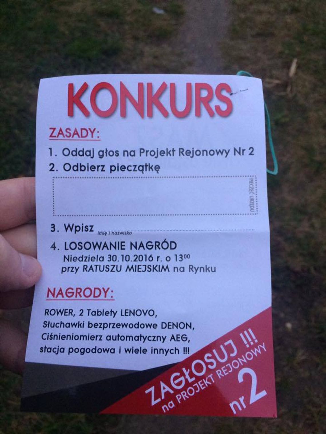 Budżet Obywatelski - rower, tablet, słuchawki za głosowanie?! 