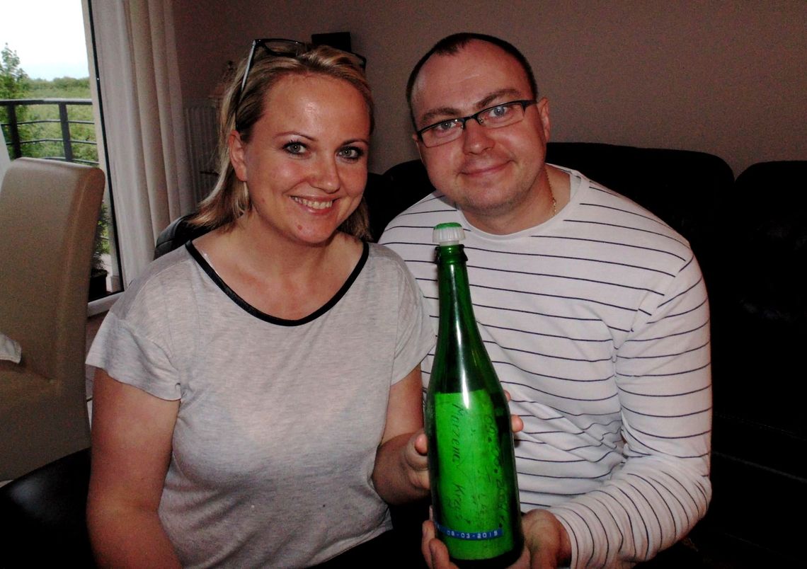 Butelka z listem wróciła z Litwy do Tczewa! Butelka z listem wróciła z Litwy do Tczewa!