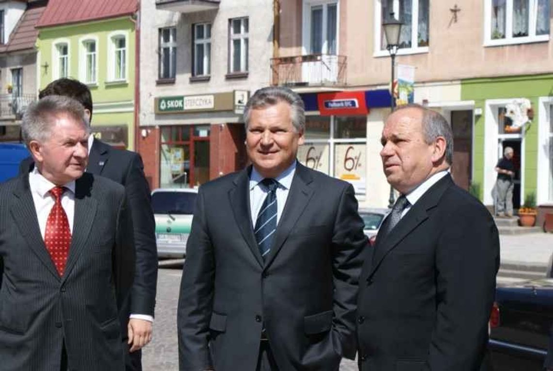 Były Prezydent RP gościnnie w Starogardzie Gd. Były Prezydent RP gościnnie w Starogardzie Gd.