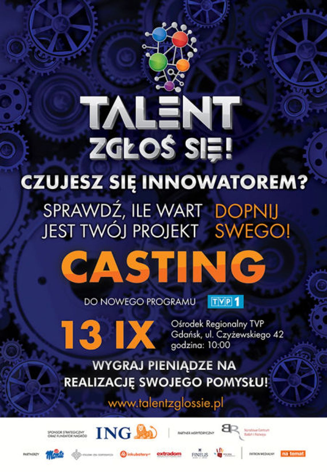 Casting do nowego programu TVP w Gdańsku