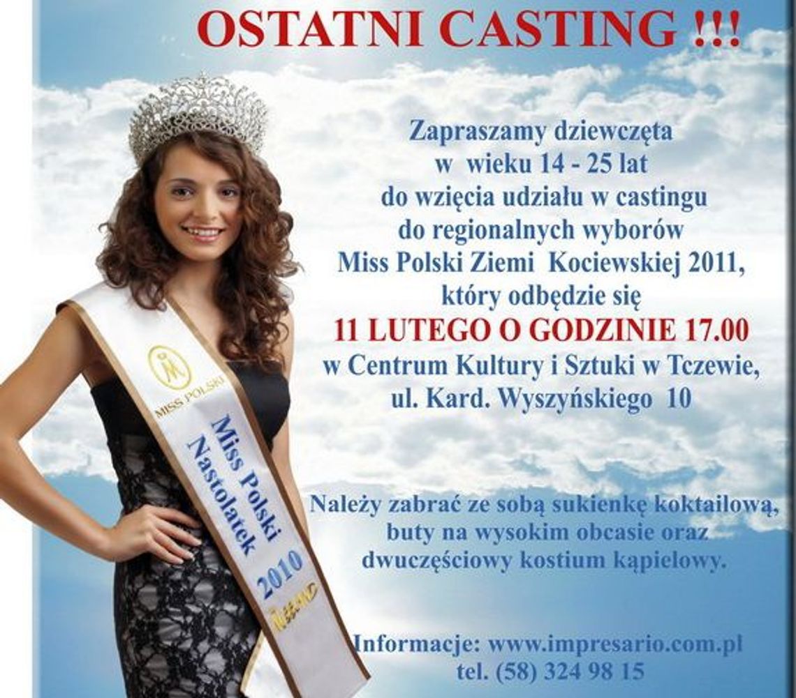 Casting na najpiękniejszą Kociewiankę! Casting na najpiękniejszą Kociewiankę!