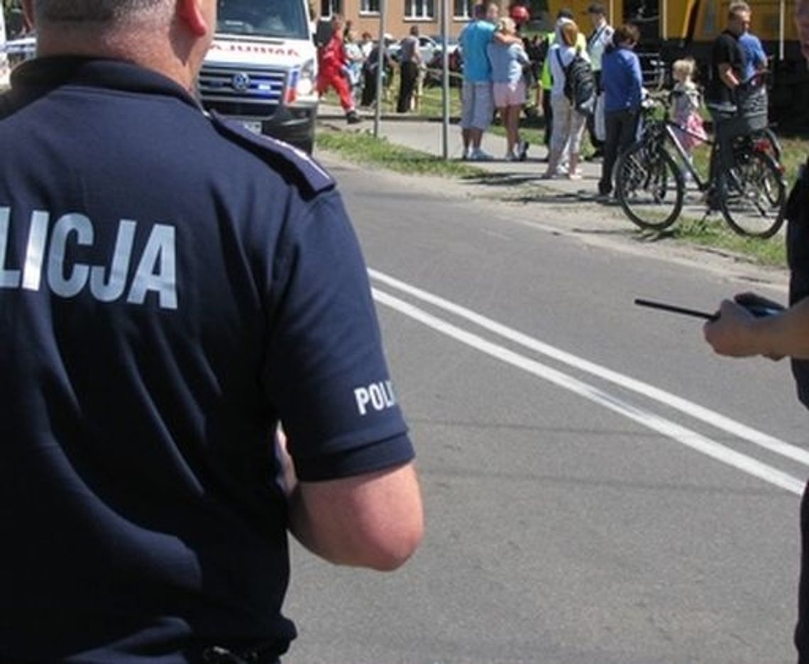 Chciał przejechać policjantkę