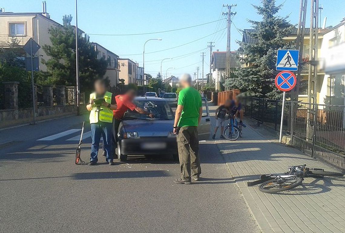 Cinquecento potrąciło rowerzystę. Wypadek na Górkach Cinquecento potrąciło rowerzystę. Wypadek na Górkach