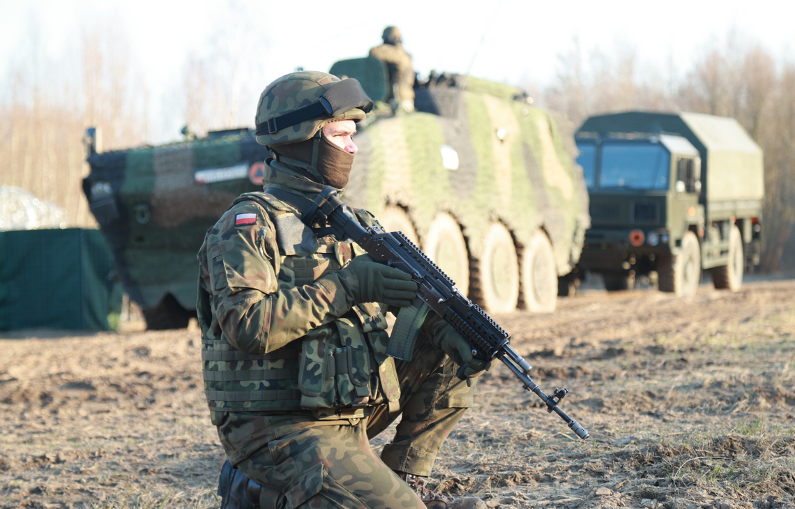 Ćwiczenia wojskowe na terenie północno - wschodniej Polski