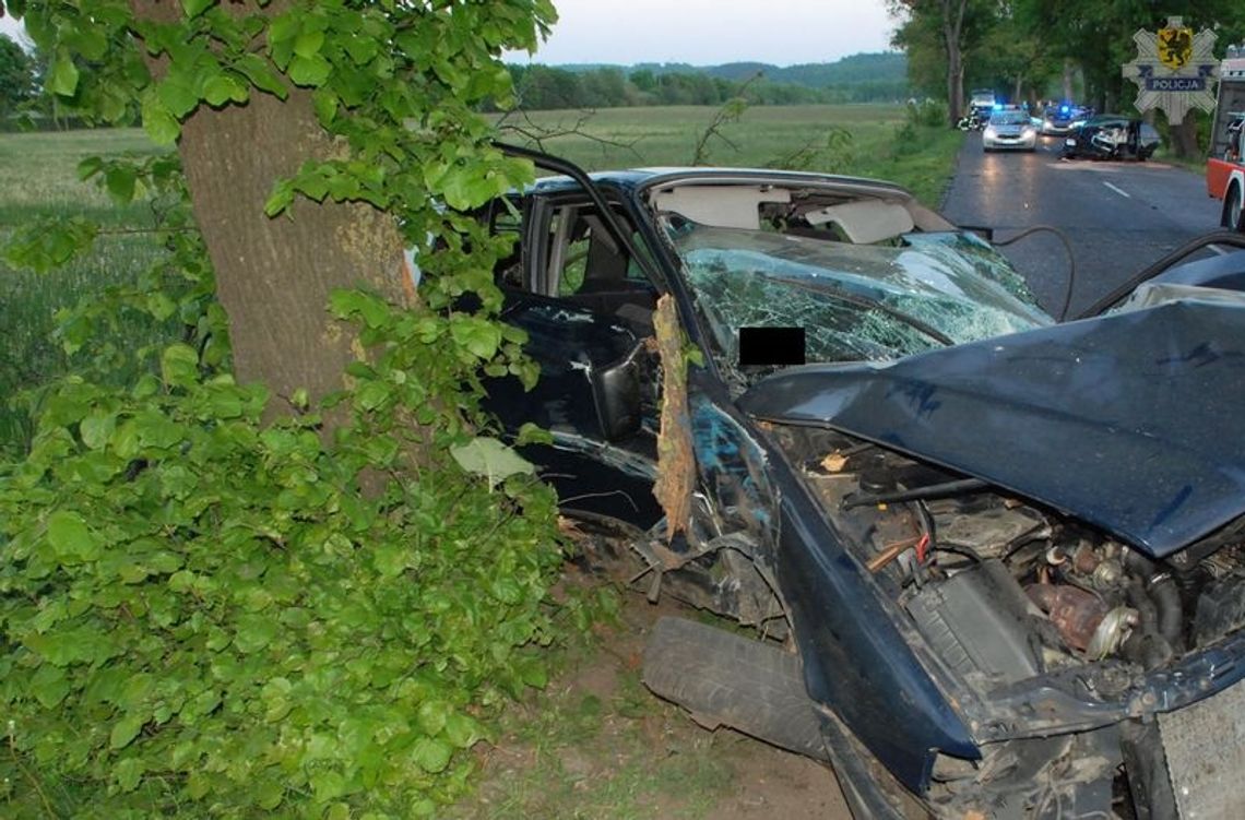 Czołowe zderzenie na trasie Kniewo - Rybno