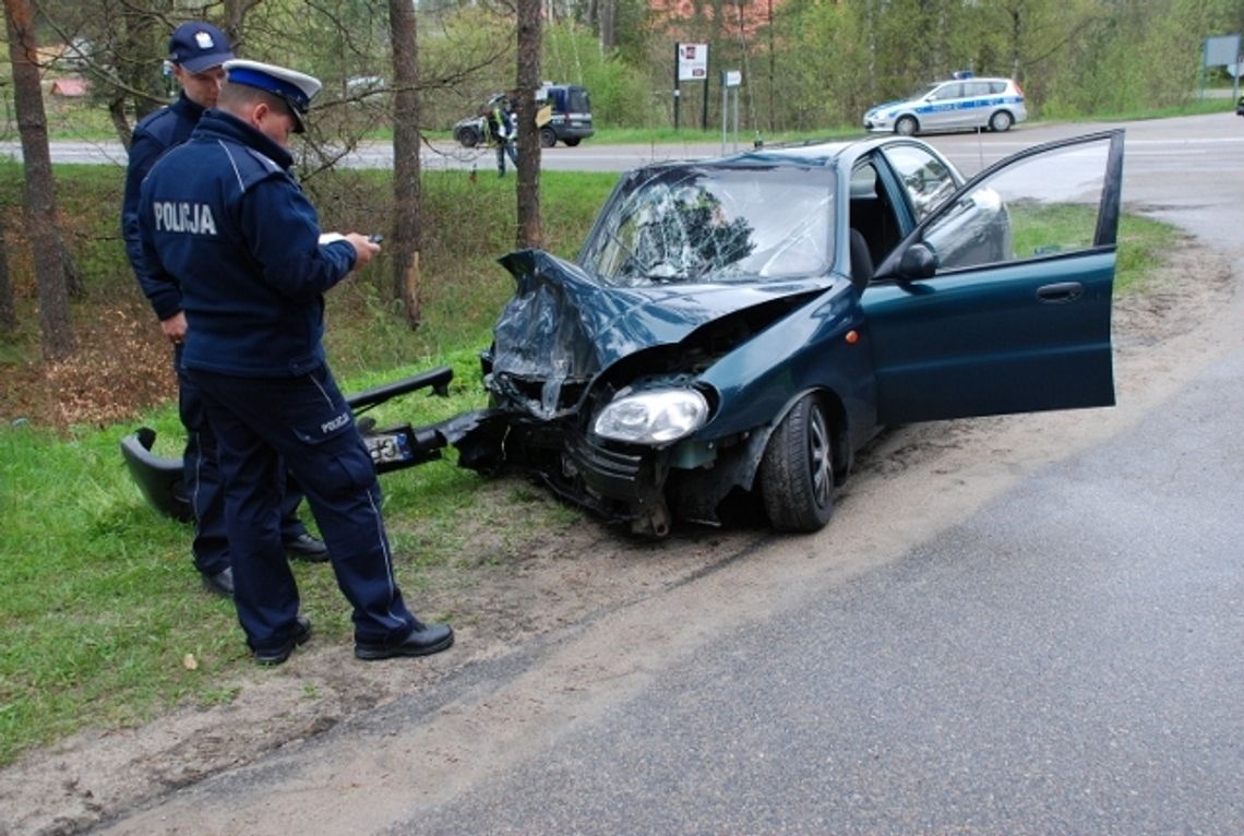 Cztery osoby ranne w wypadku w Piaśnicy