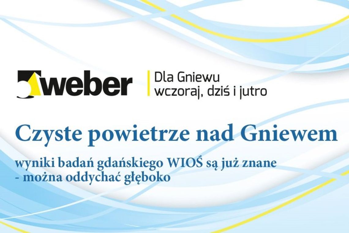 Czyste powietrze nad Gniewem [art.spons.]