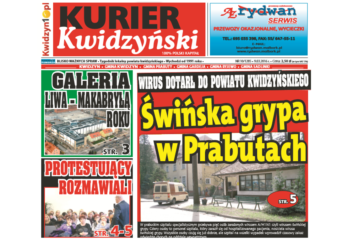 Czytaj Kurier Kwidzyński - już w kioskach