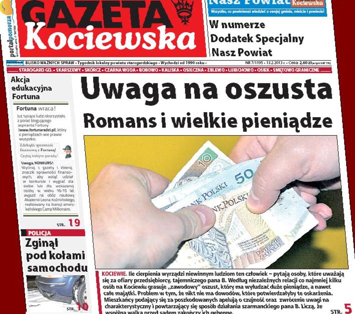 Czytaj w Gazecie Kociewskiej! Czytaj w Gazecie Kociewskiej!