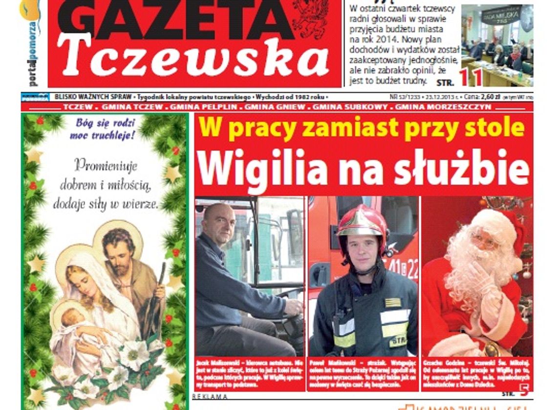 Czytaj w Gazecie Tczewskiej! Czytaj w Gazecie Tczewskiej!
