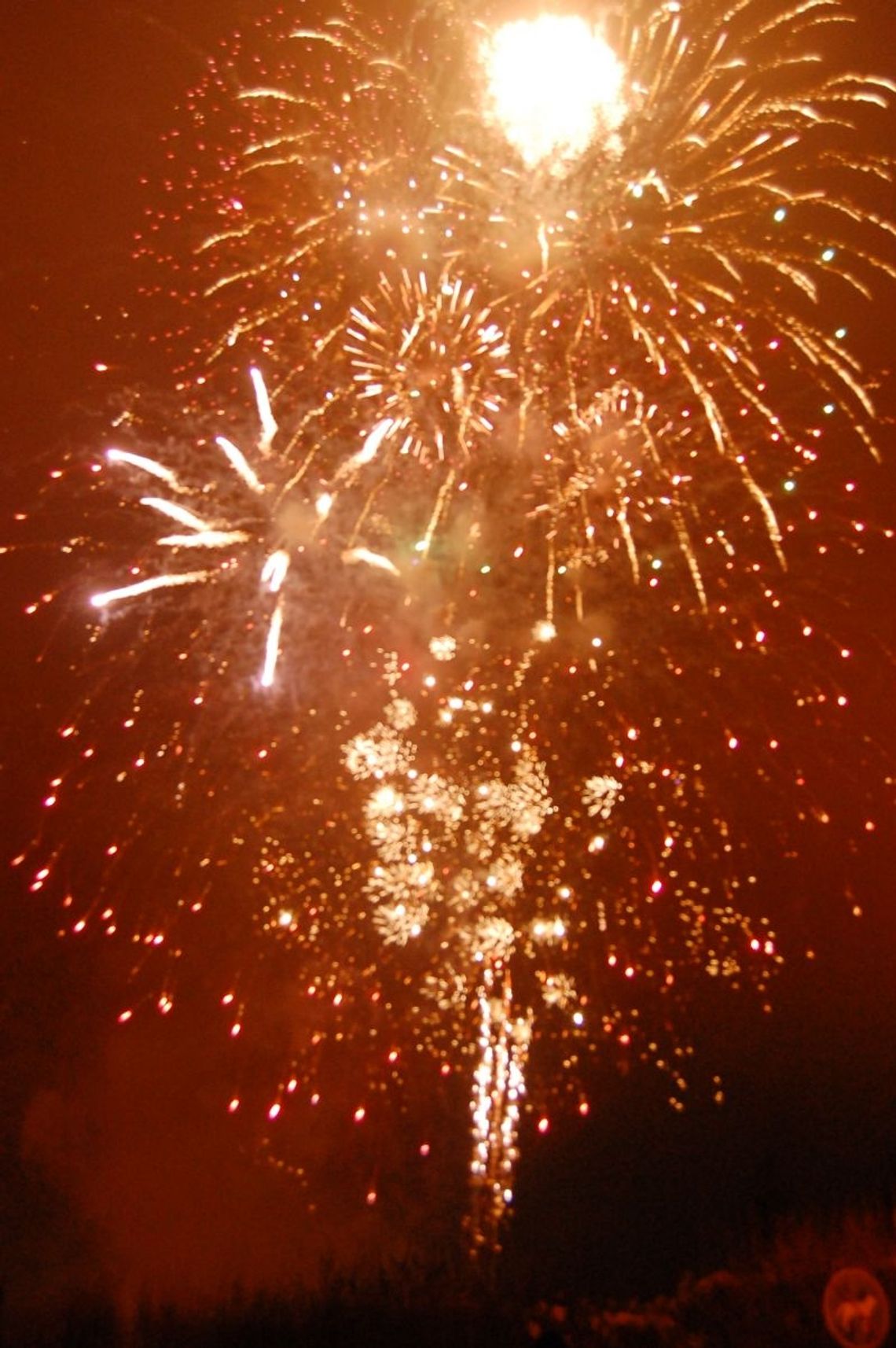  Dach zapłonął od petardy…  