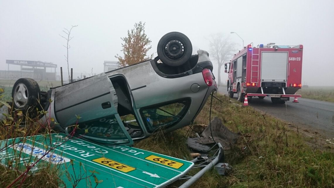 Dachowanie w Pelplinie. Cud – nikt nie został ranny Dachowanie w Pelplinie. Cud – nikt nie został ranny