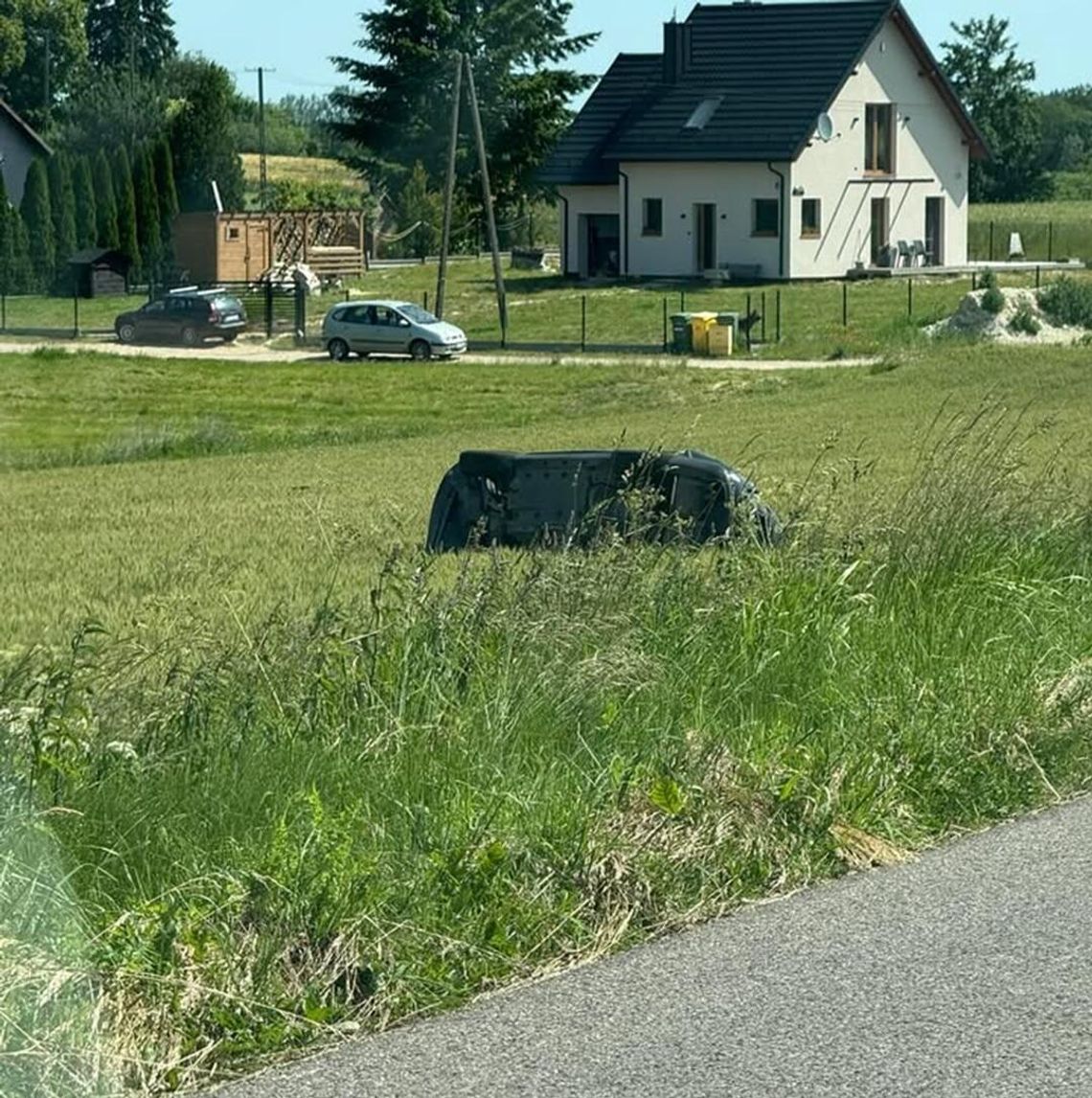 Dachowanie w Rokocinie! 24-letni kierowca pijany i bez uprawnień