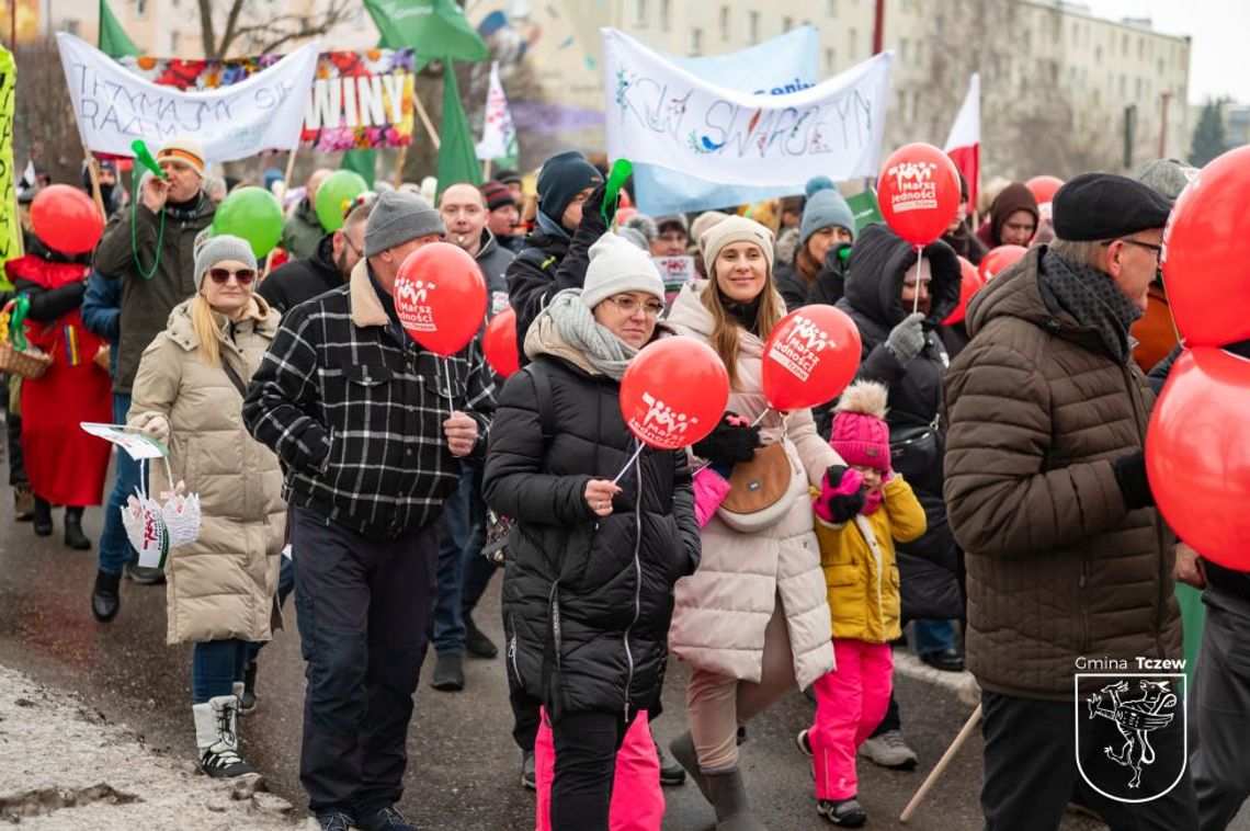 Demonstracja wspólnoty w Gminie Tczew. Ponad 600 osób w Marszu Jedności