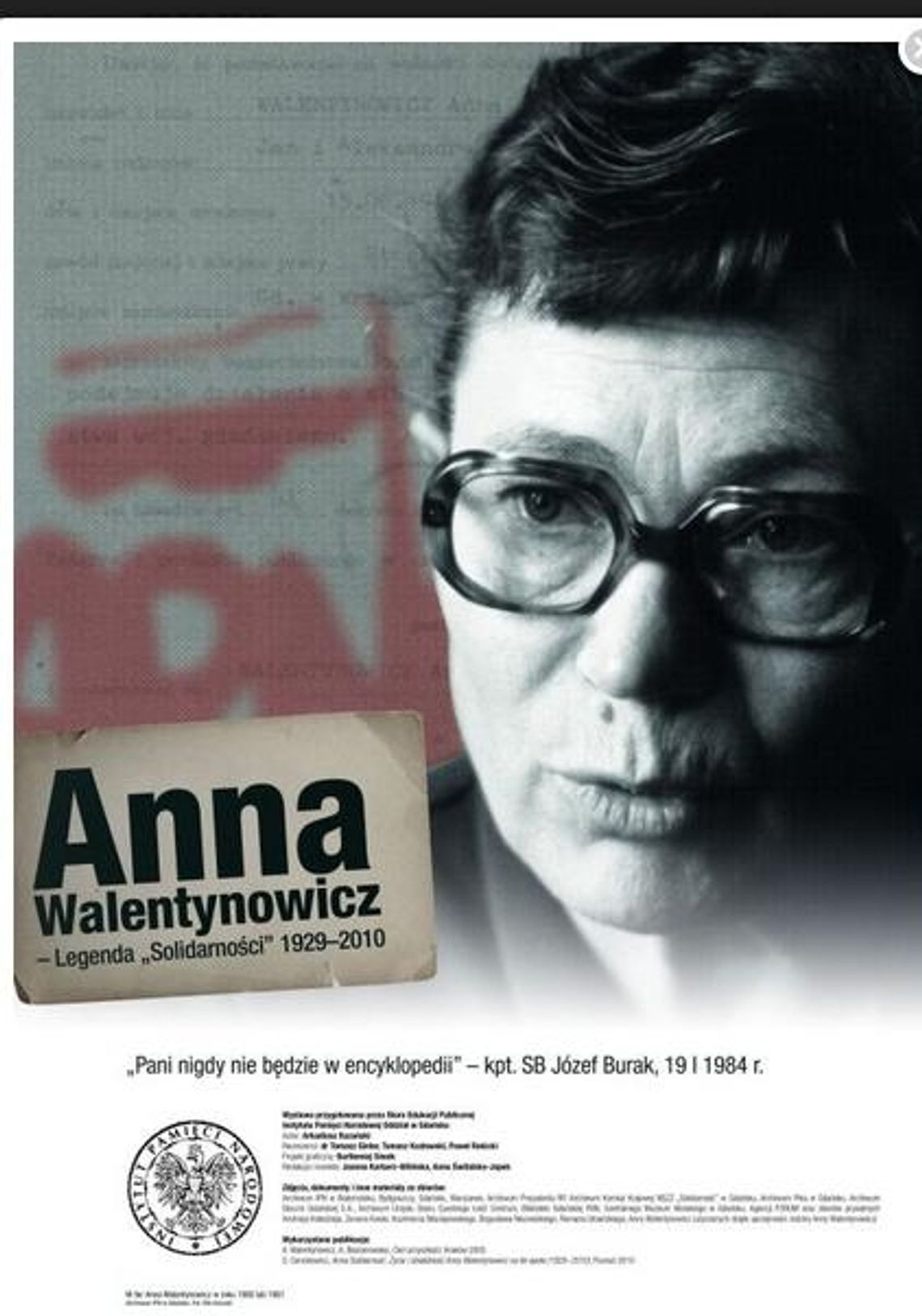 Dla Anny Walentynowicz - tam gdzie mieszkała legenda &quot;Solidarności&quot;