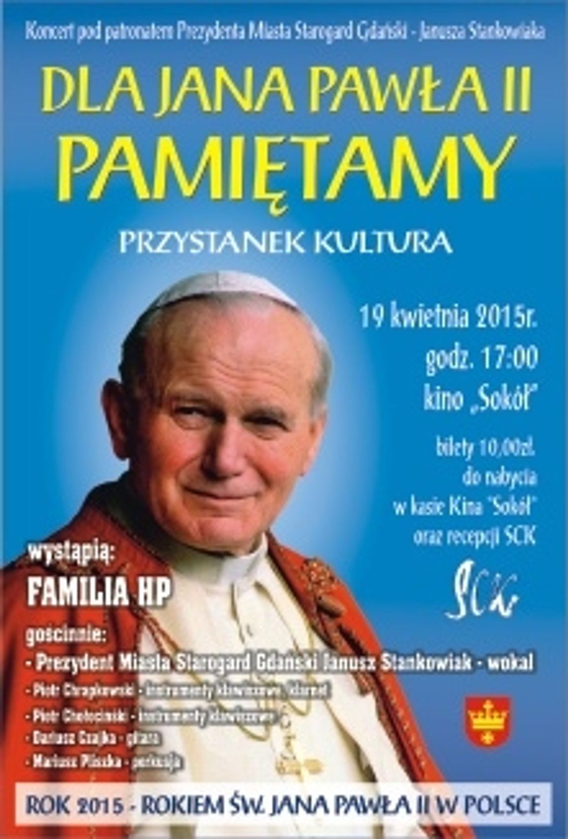 „Dla Jana Pawła II – Pamiętamy” - Koncert i wystawa fotograficzna „Dla Jana Pawła II – Pamiętamy” - Koncert i wystawa fotograficzna