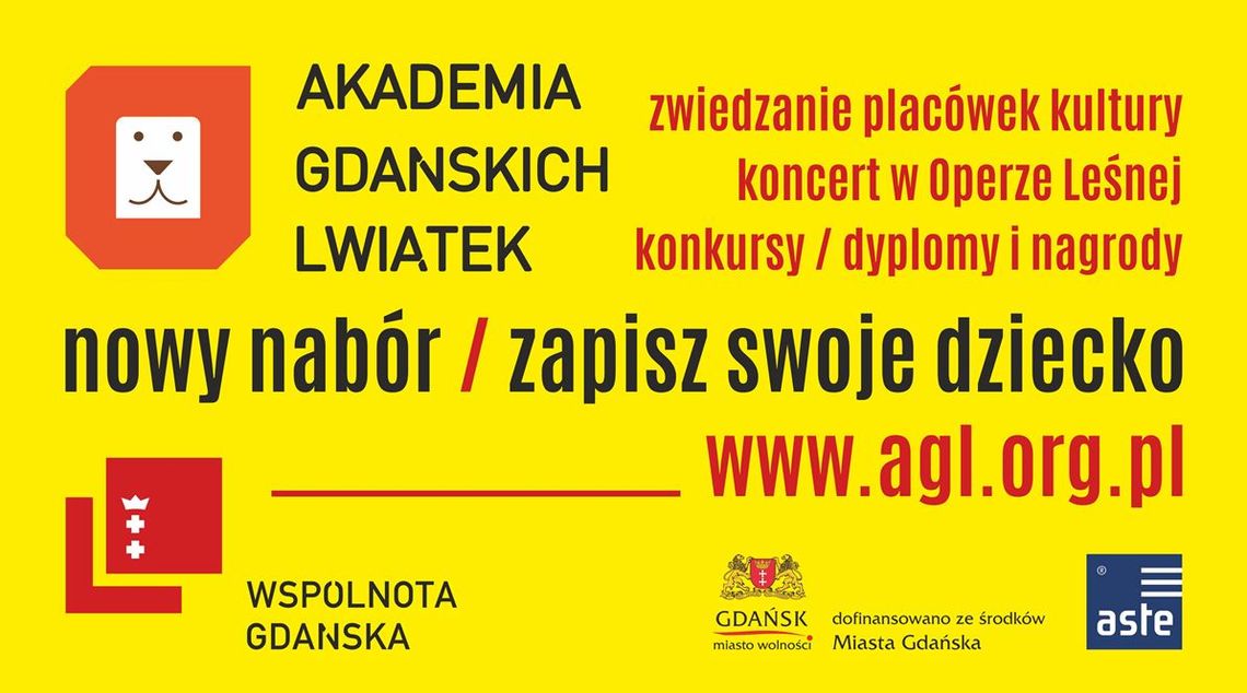 Dołącz do Akademii Gdańskich Lwiątek w roku szkolnym 2016/17