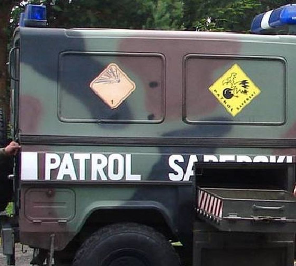 Domowy arsenał w Gdyni, saperzy w akcji