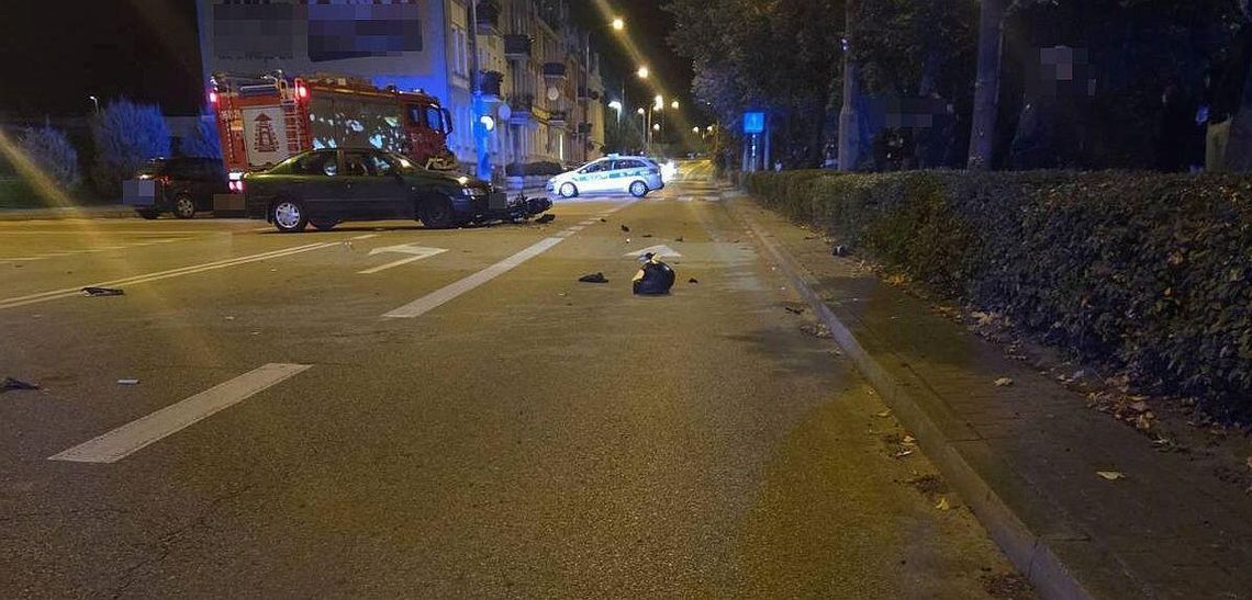 Dramat na skrzyżowaniu w Kwidzynie! 16-latkę zabrał śmigłowiec LPR