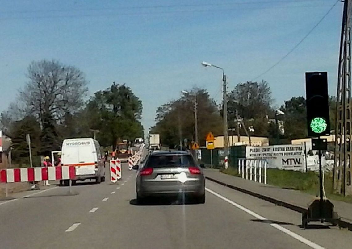 Droga na Starogard zakorkowana. Trwa remont skrzyżowań