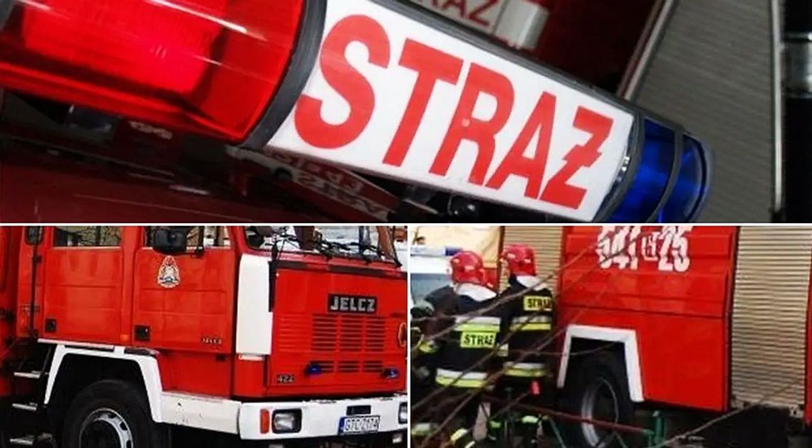 Dwa poważne wypadki i groźny pożar pyłu w budynku