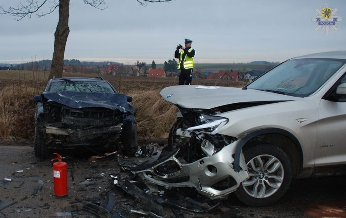 Dwie osoby ranne w wypadku w Kielnie
