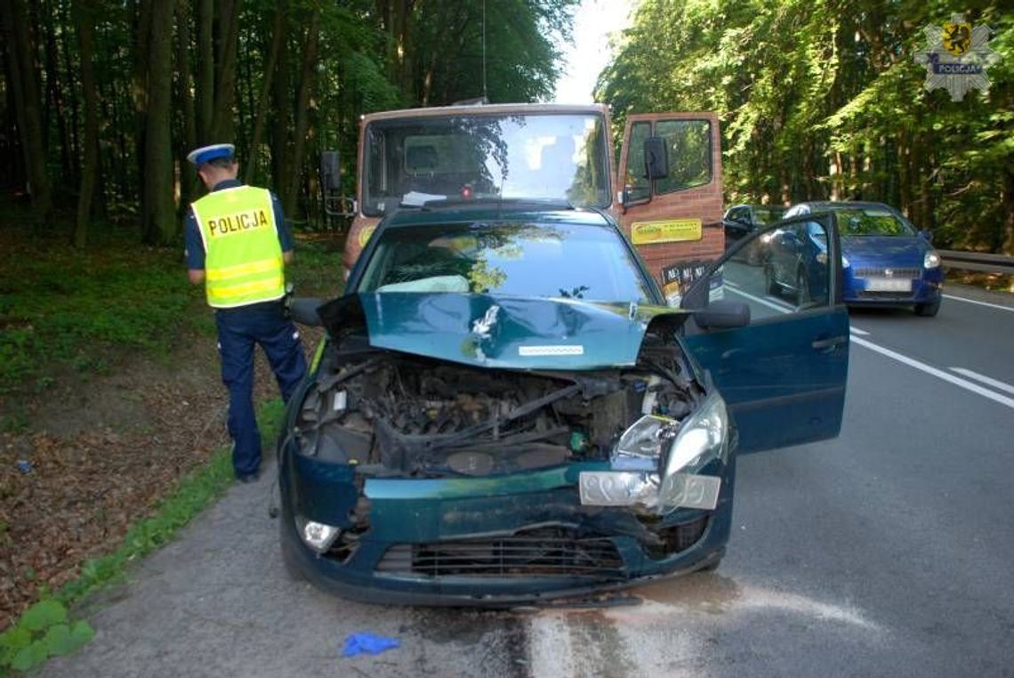 Dwie osoby ranne w wypadku w Kościerzynie