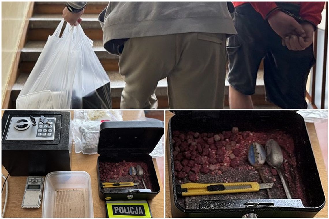 Dwóch zatrzymanych 30-latków. W mieszkaniu KASETKA I SPORA ILOŚĆ NARKOTYKÓW !!