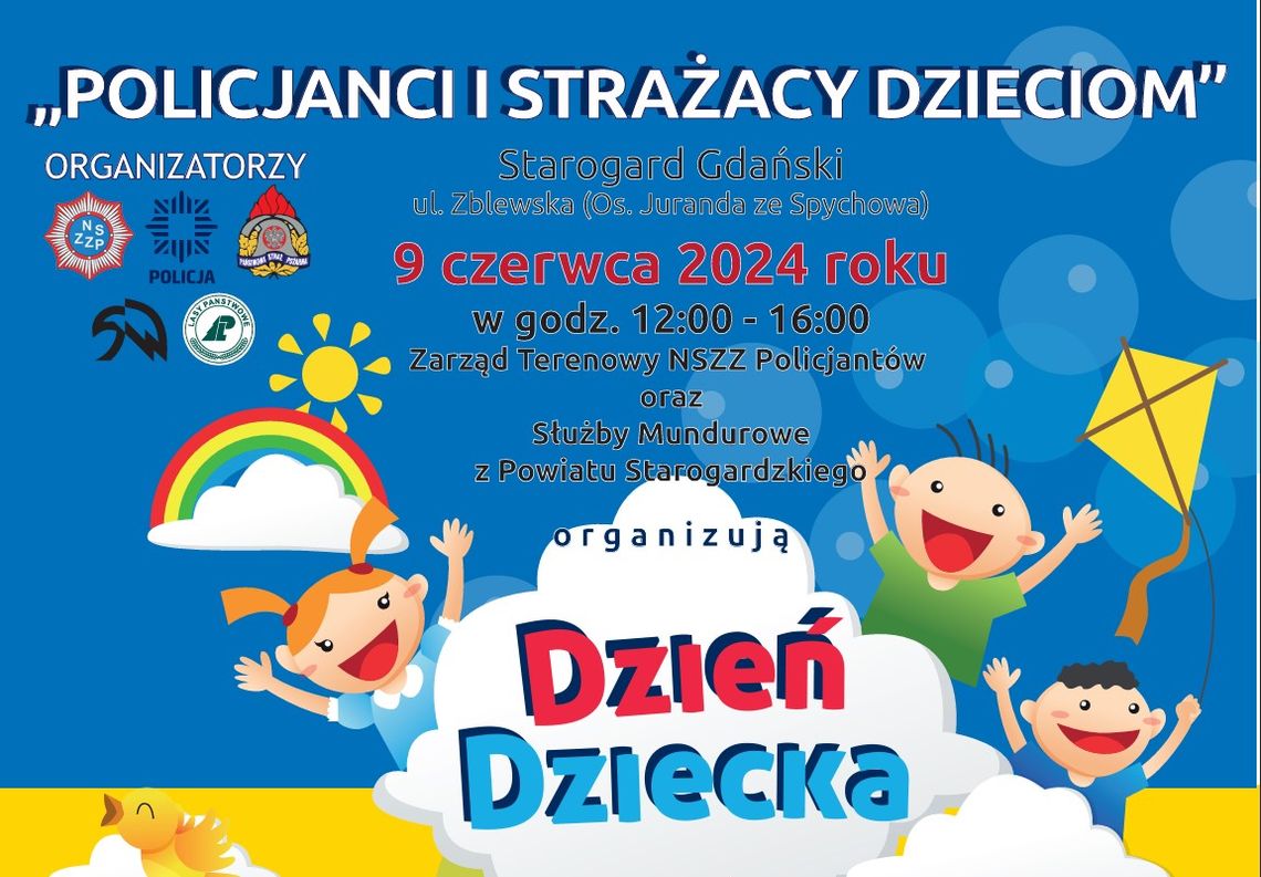 Dzień dziecka ze służbami mundurowymi. Dla dzieci przygotowano masę atrakcji!