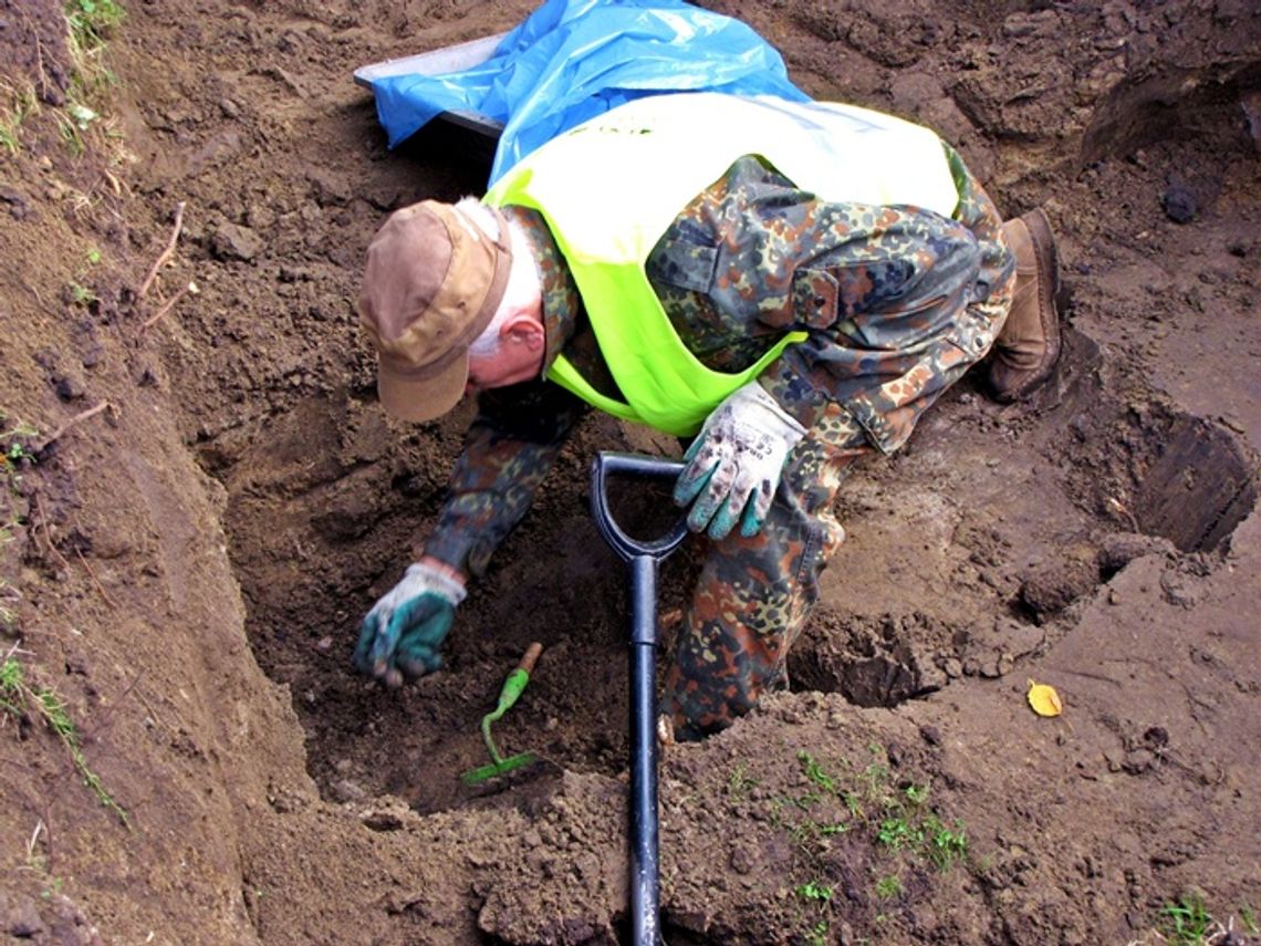 Ekshumacja na terenie parku. Wydobyto szczątki 80 osób Ekshumacja na terenie parku. Wydobyto szczątki 80 osób