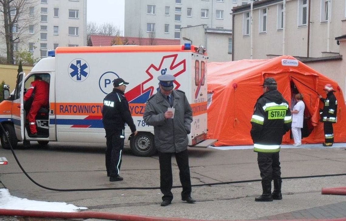 Ewakuowano szpital – ćwiczenia służb ratowniczych Ewakuowano szpital – ćwiczenia służb ratowniczych