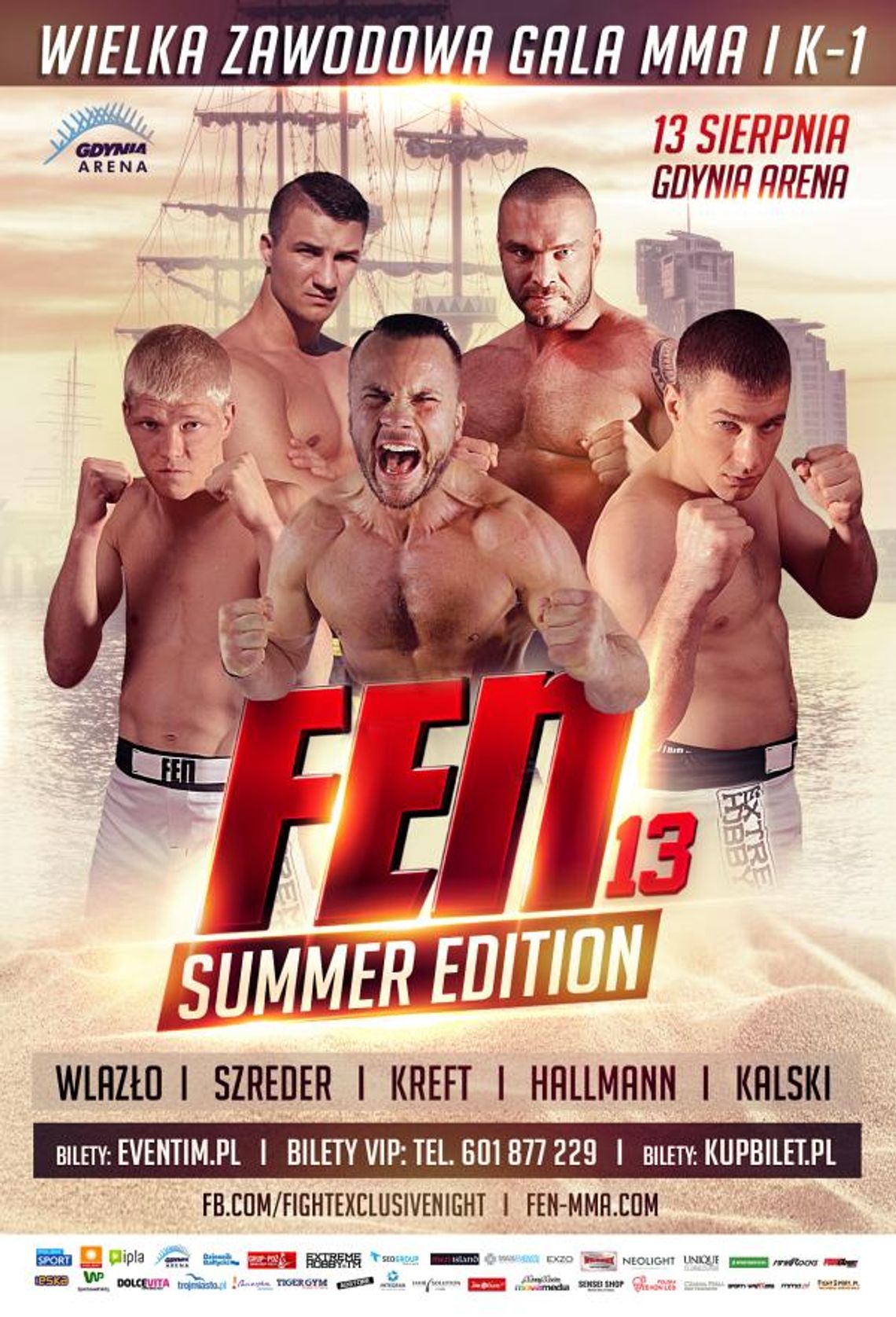 FEN 13 Summer Edition: fighterzy z Trójmiasta w rolach głównych FEN 13 Summer Edition: fighterzy z Trójmiasta w rolach głównych