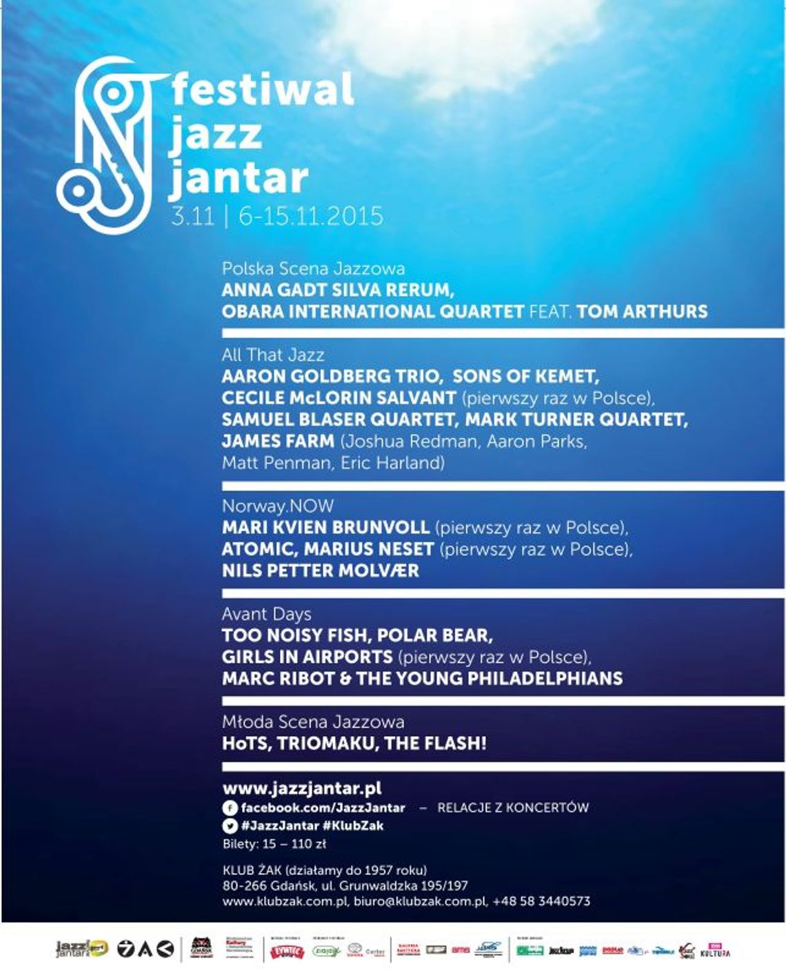 Festiwal Jazz Jantar 2015 Festiwal Jazz Jantar 2015