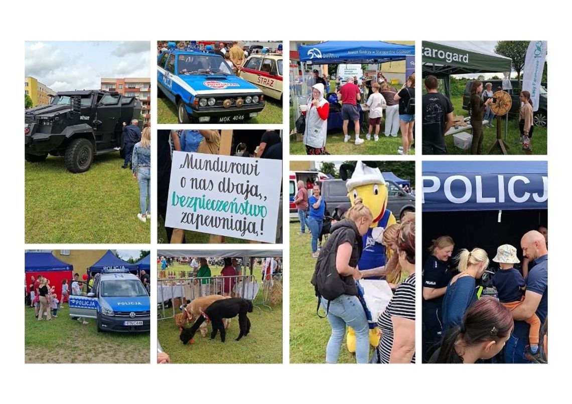 Festyn z okazji Dnia Dziecka ze służbami mundurowymi powiatu starogardzkiego!