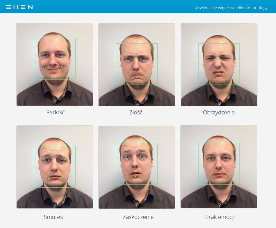 Firma z Gdańska uczy komputery rozpoznawać emocje Firma z Gdańska uczy komputery rozpoznawać emocje
