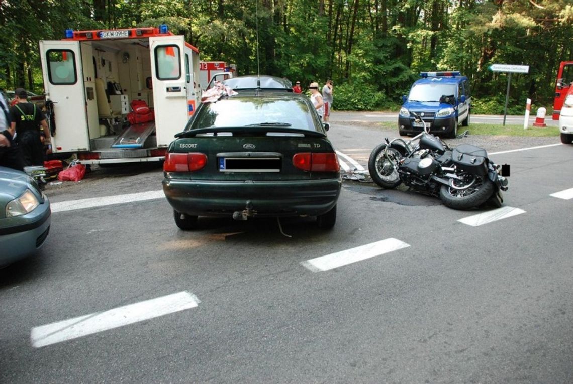 Fordem potrącił motocyklistę