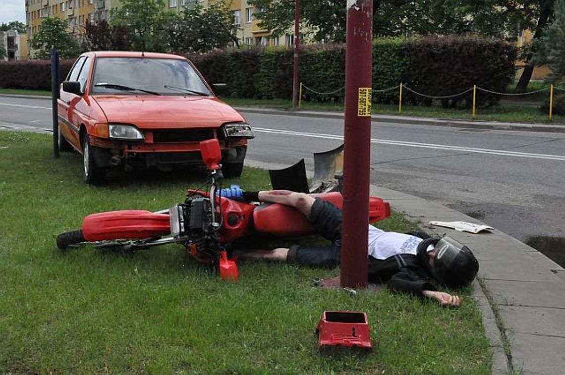 [FOTO] Wypadek na skrzyżowaniu al. Zwycięstwa i ul. Saperskiej