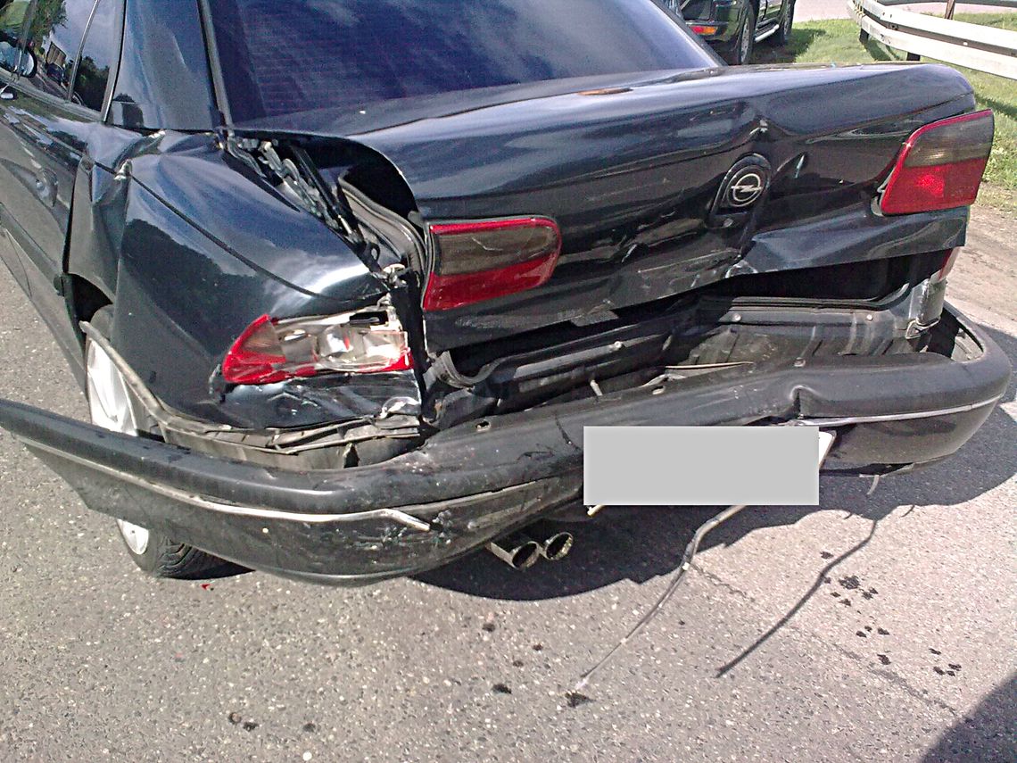 [FOTO] Wypadek na skrzyżowaniu DK 91 i ul. Przemysłowej 