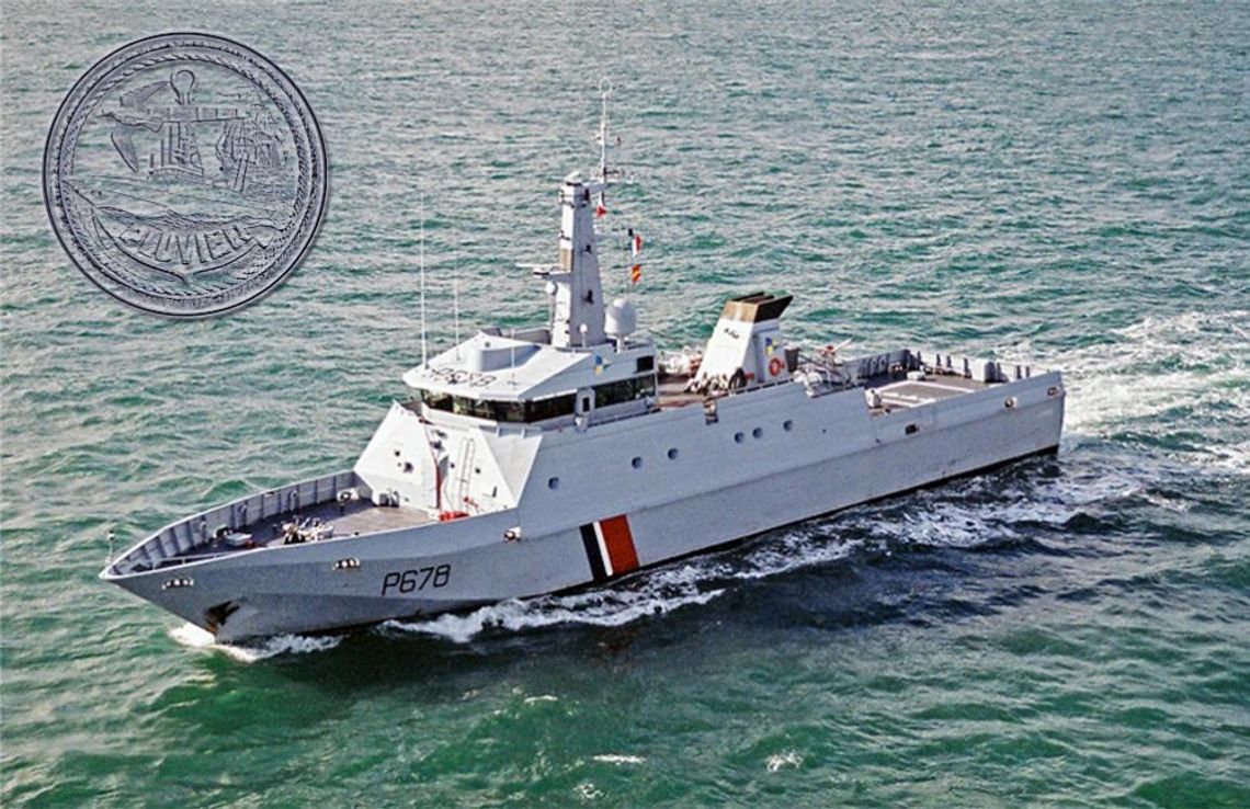 Francuski patrolowiec „Pluvier”  w Gdańsku