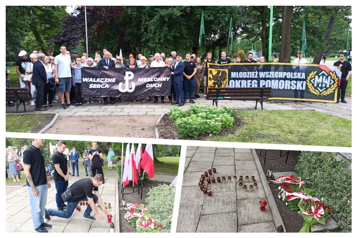 [GALERIA ZDJĘĆ] W godzinę "W" także w Tczewie zawyły syreny. Upamiętnienie przy Pomniku Bohaterów II Wojny Światowej