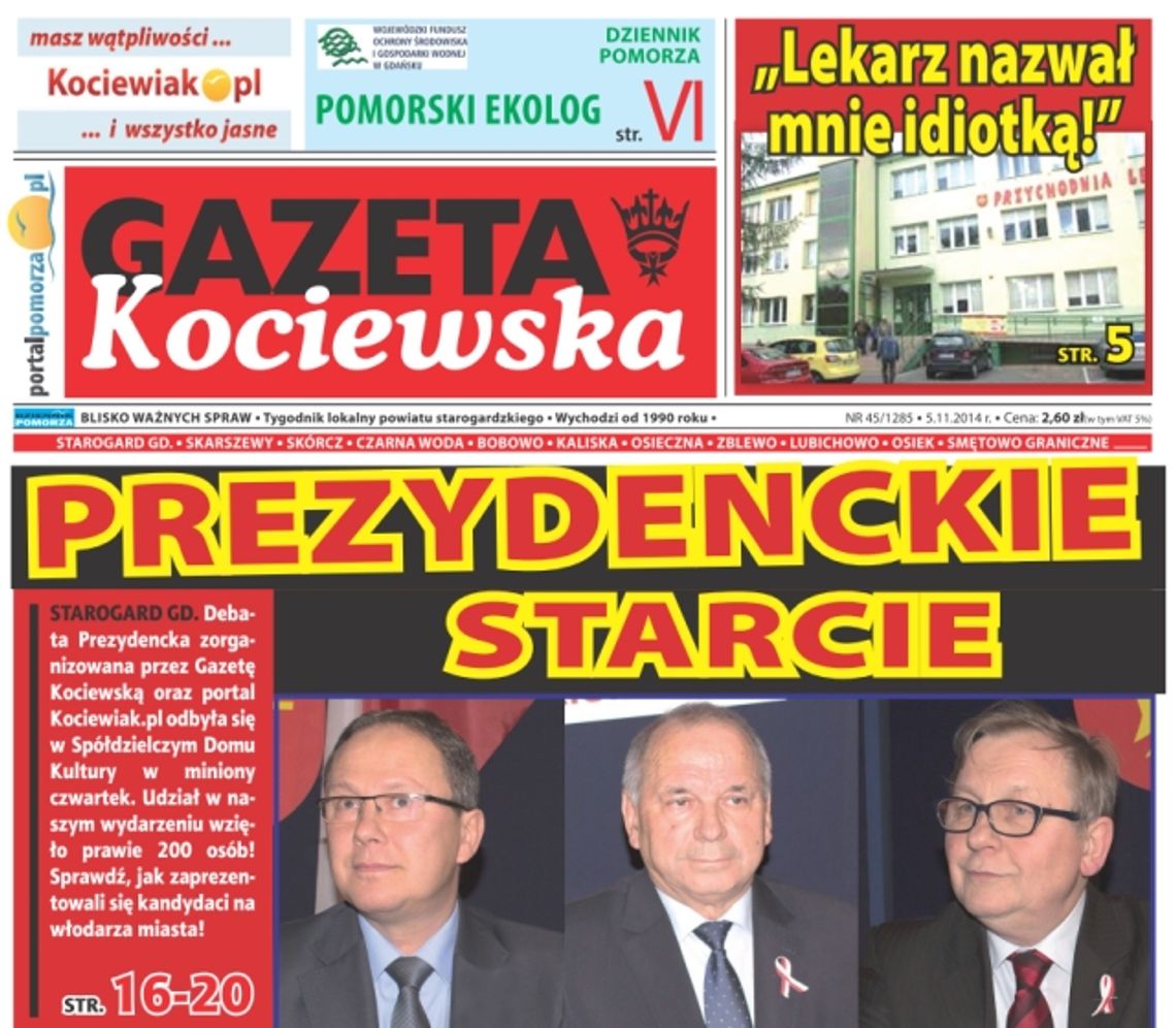 Gazeta Kociewska już w kioskach - aż 32 strony informacji z regionu! Gazeta Kociewska już w kioskach - aż 32 strony informacji z regionu!