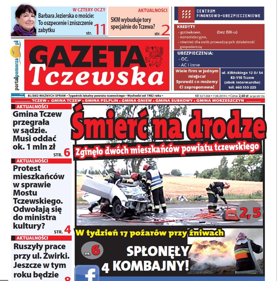 Gazeta Tczewska już dziś w kioskach! Gazeta Tczewska już dziś w kioskach!