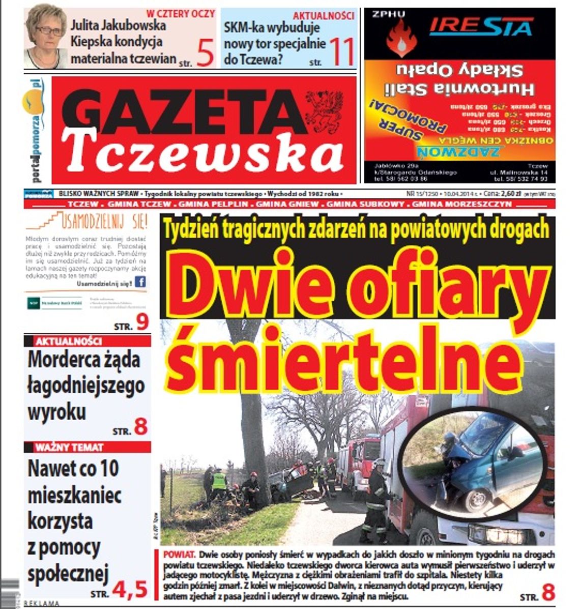 Gazeta Tczewska już w kioskach