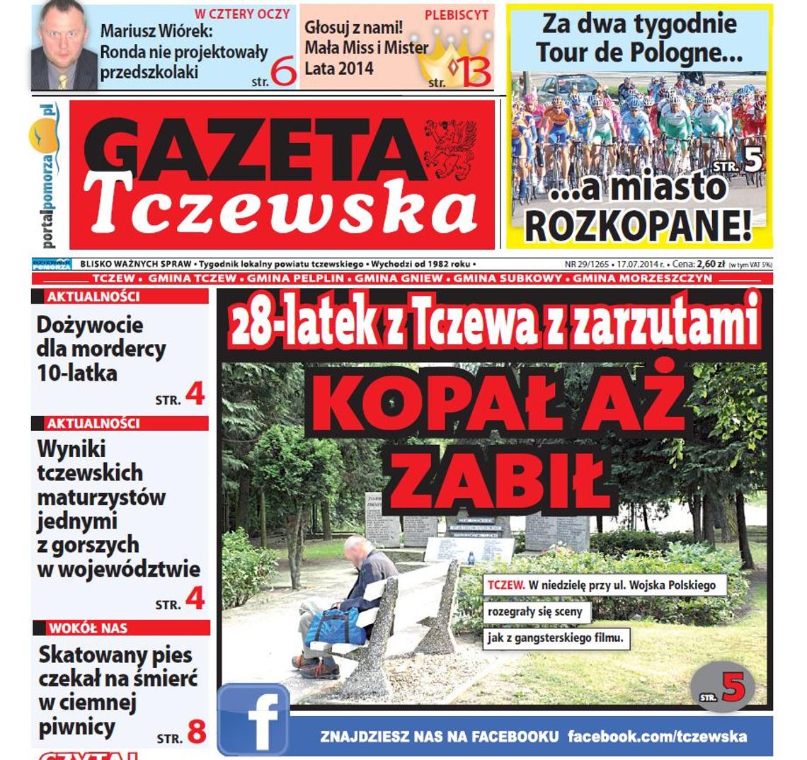Gazeta Tczewska już w Twoim kiosku! Gazeta Tczewska już w Twoim kiosku!