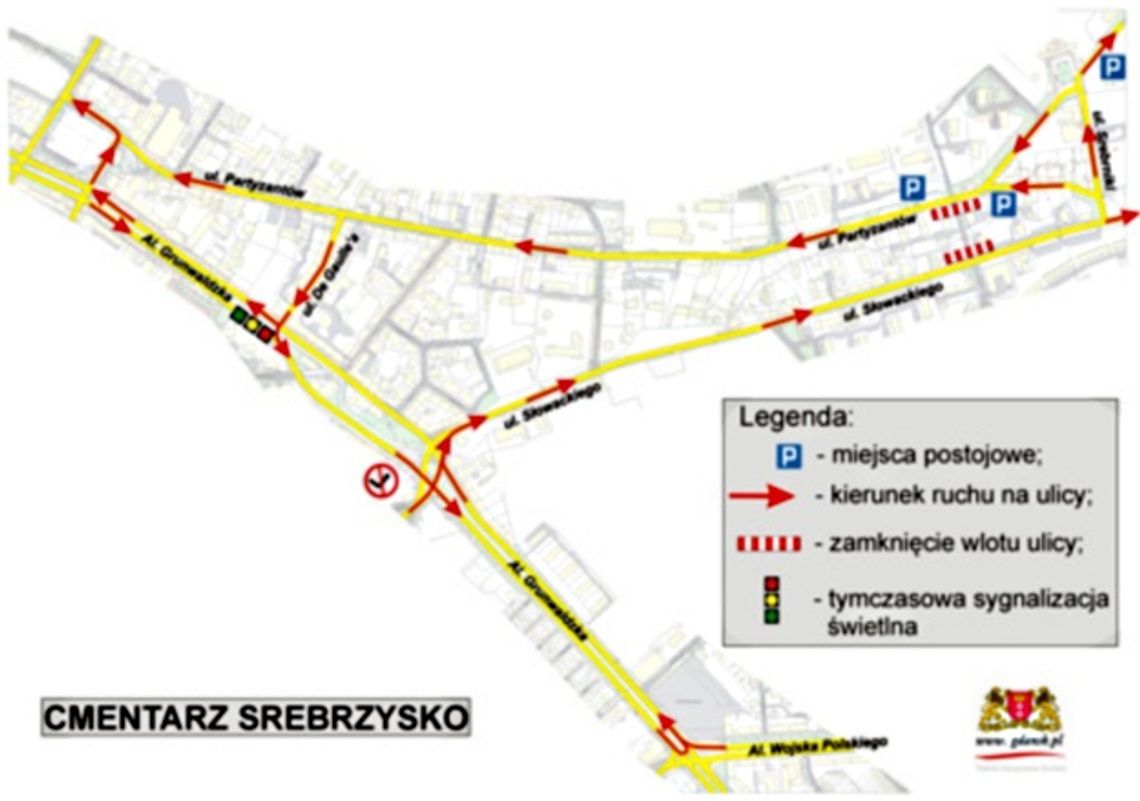 GDAŃSK. Zmiany w organizacji ruchu drogowego w okresie 31 X - 1 listopada GDAŃSK. Zmiany w organizacji ruchu drogowego w okresie 31 X - 1 listopada