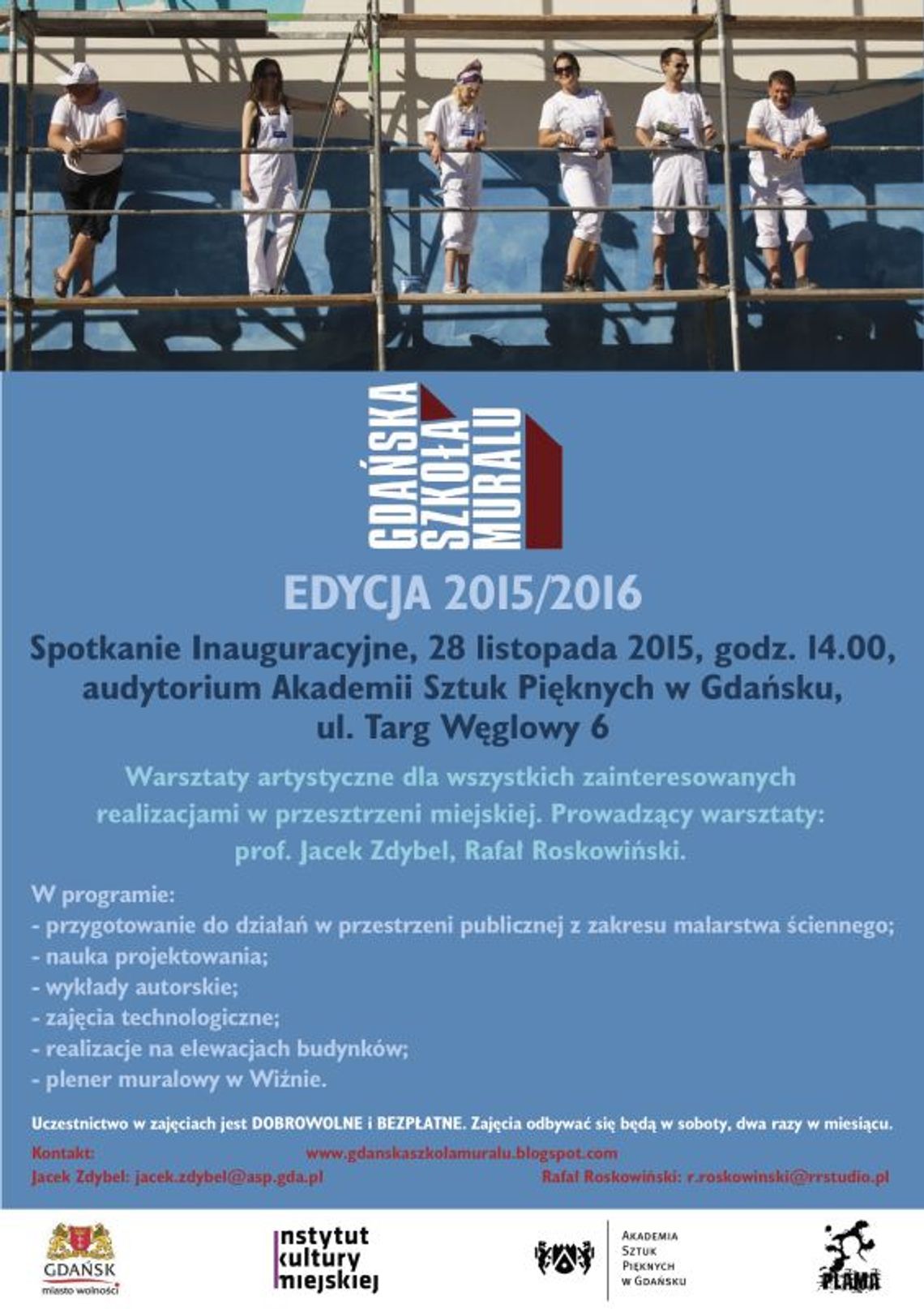 Gdańska Szkoła Muralu zaprasza na kolejną edycję warsztatów artystycznych