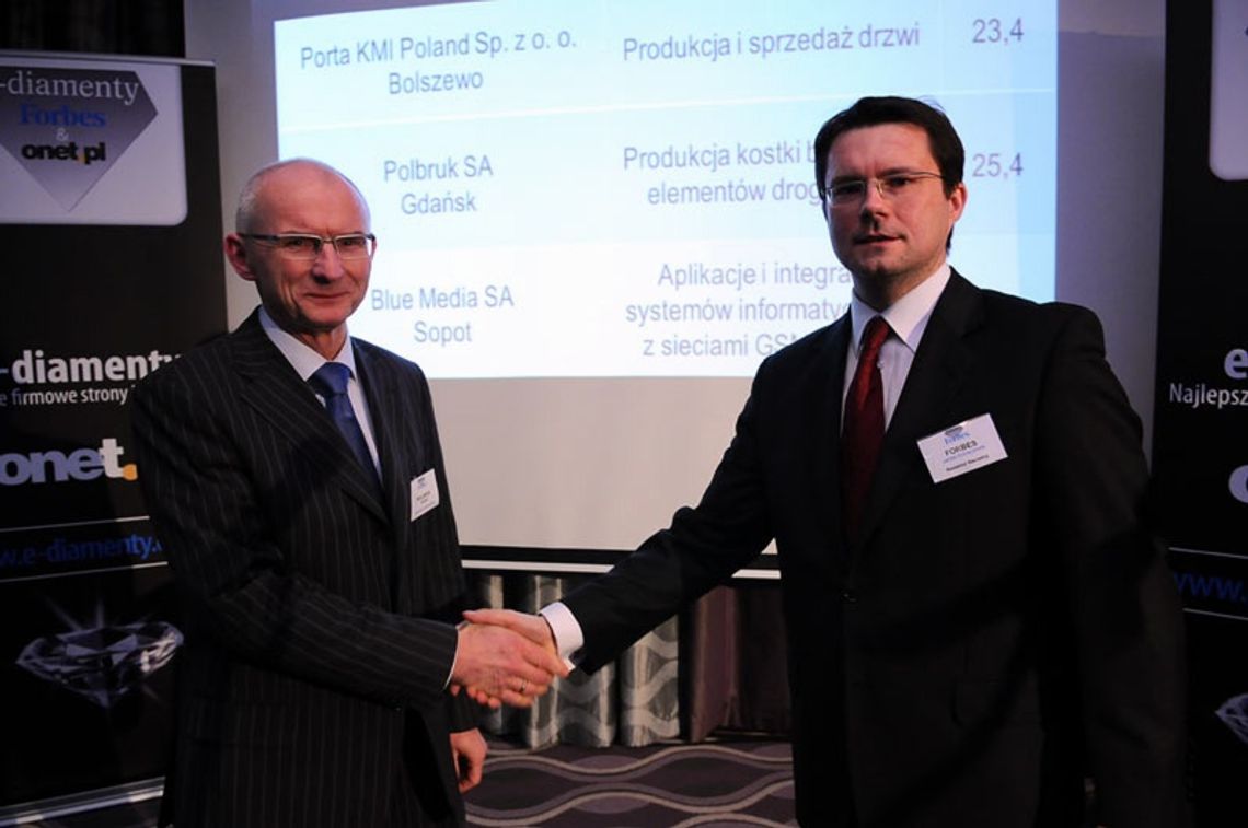 Gdański POLBRUK S.A. wyróżniony Diamentem Forbesa! Gdański POLBRUK S.A. wyróżniony Diamentem Forbesa!