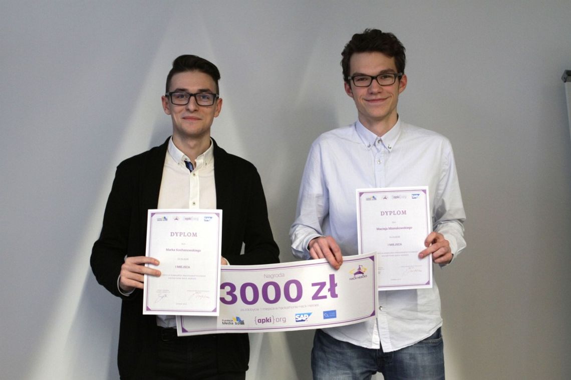 Gdańszczanie laureatami hackathonu Hack Heroes Gdańszczanie laureatami hackathonu Hack Heroes