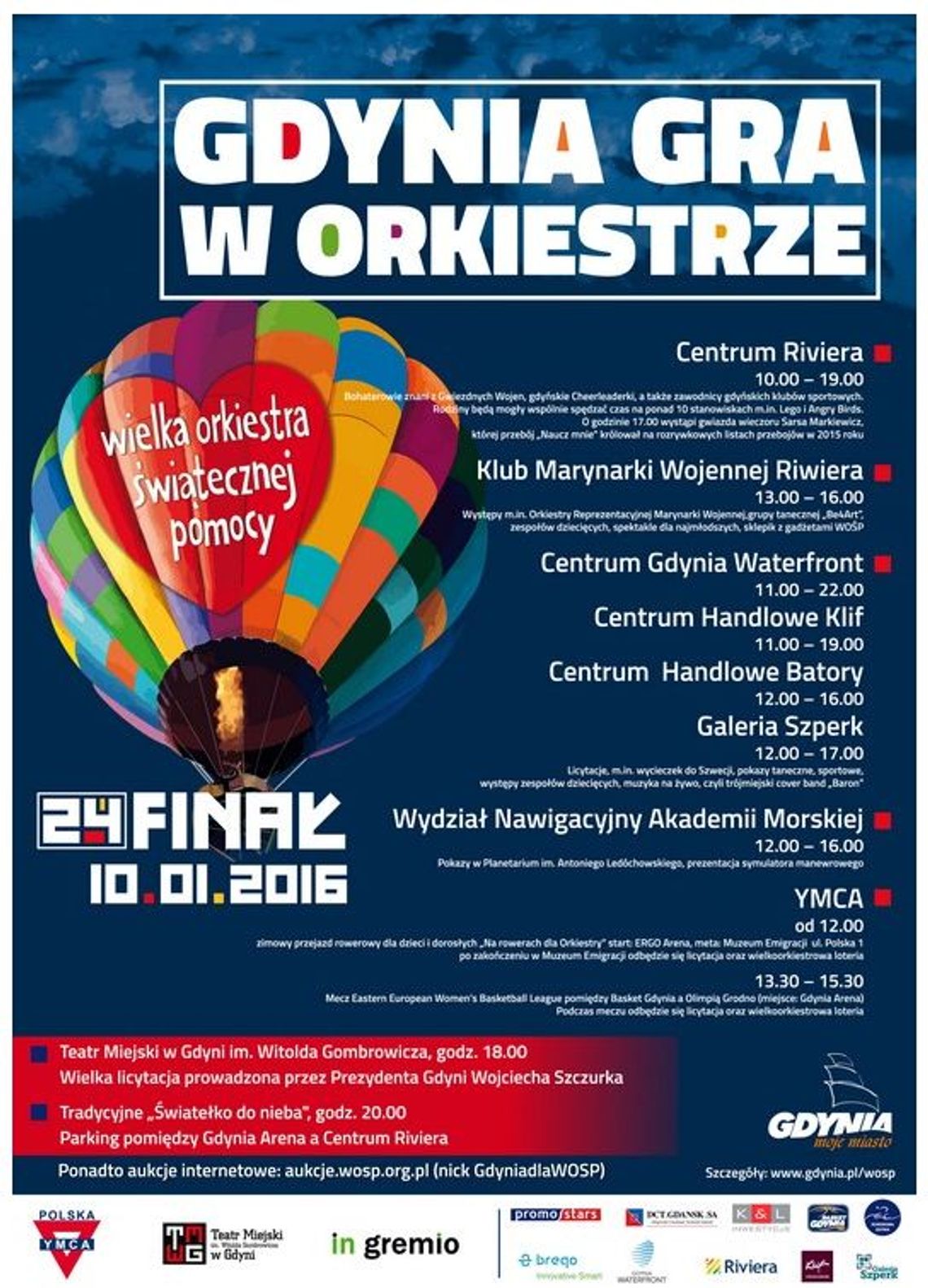 Gdynia dla Wielkiej Orkiestry Świątecznej Pomocy Gdynia dla Wielkiej Orkiestry Świątecznej Pomocy