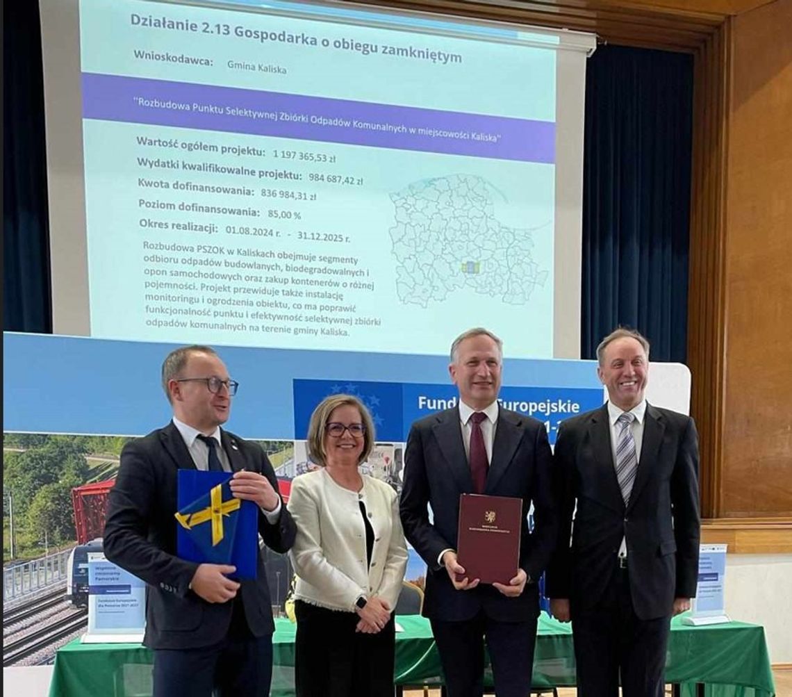 Gmina Kaliska z dofinansowaniem na rozbudowę PSZOK Gmina Kaliska z dofinansowaniem na rozbudowę PSZOK